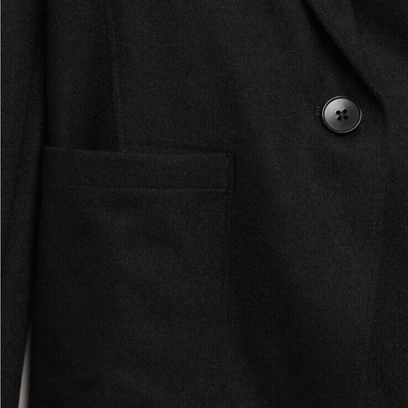 Banana Republic Unstructured Blazer | Black Wool Blazer Jacket #772740 #774065 - Picture 5 of 10